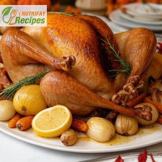 Perfekter Gebratener Truthahn für Thanksgiving