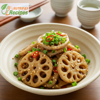 Japonaise racine de lotus recette